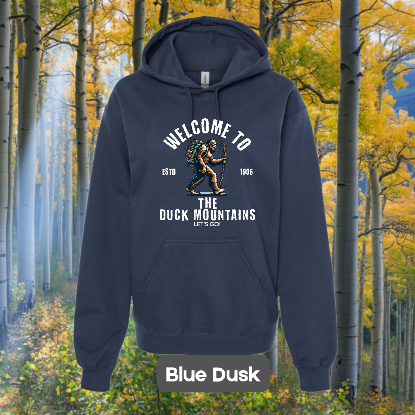 DUCK MOUNTAINS Sasquatch Hiker Hoodie