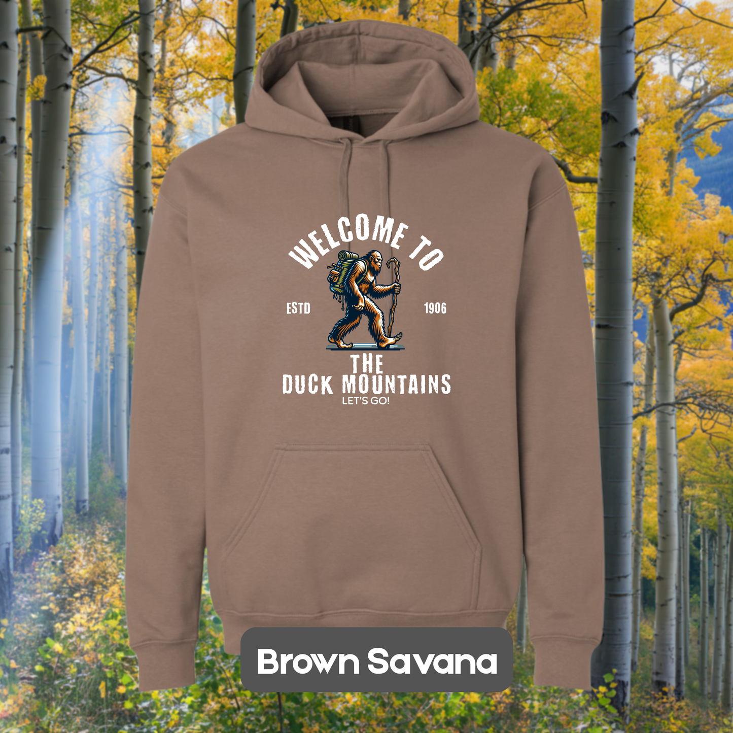 DUCK MOUNTAINS Sasquatch Hiker Hoodie