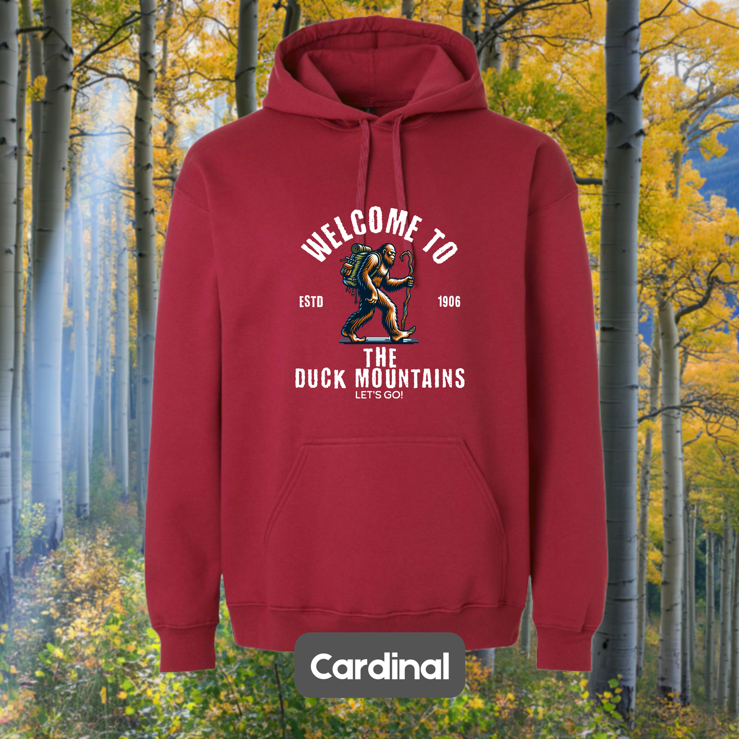 DUCK MOUNTAINS Sasquatch Hiker Hoodie