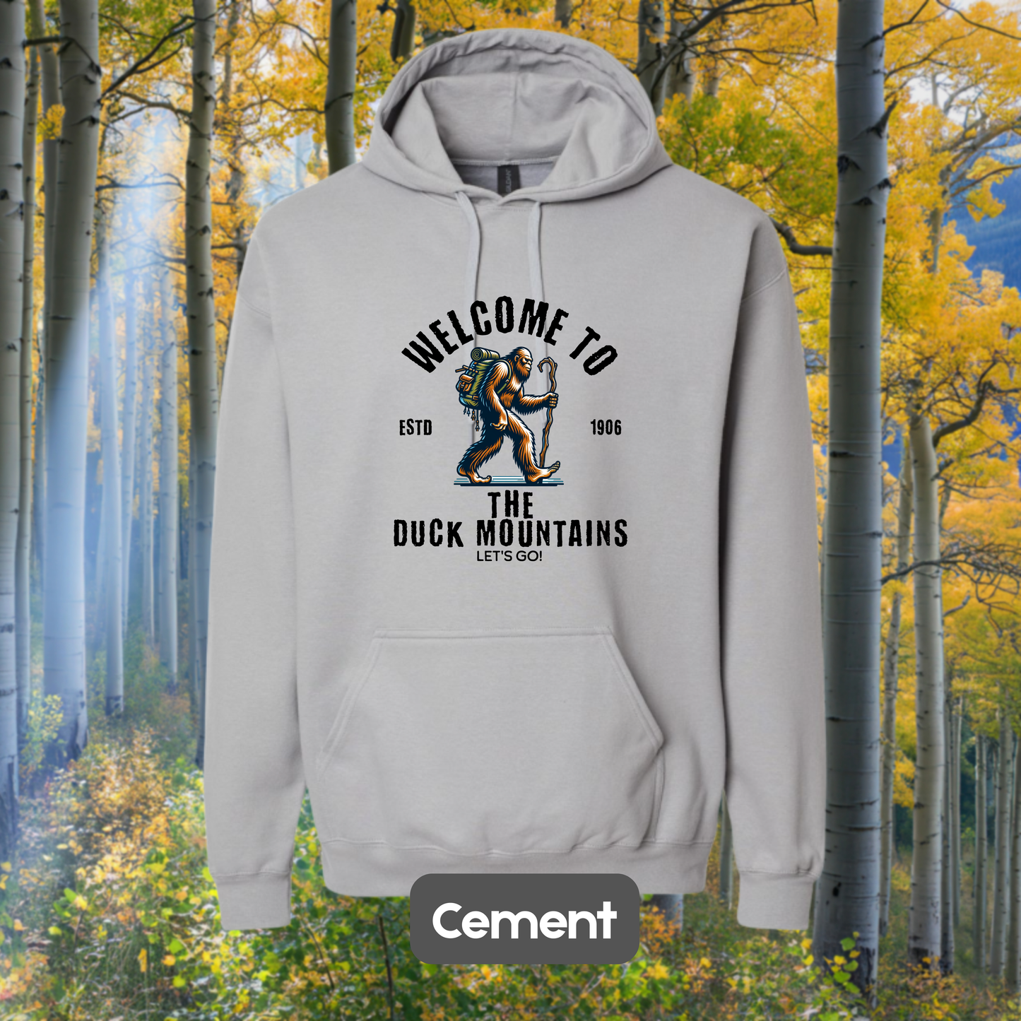 DUCK MOUNTAINS Sasquatch Hiker Hoodie