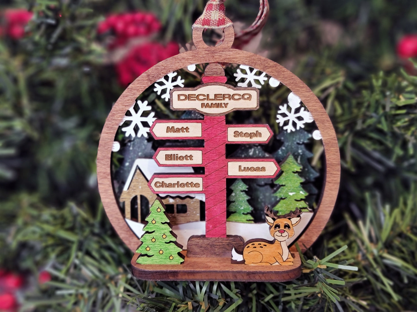 North Pole Pop-Up Ornament