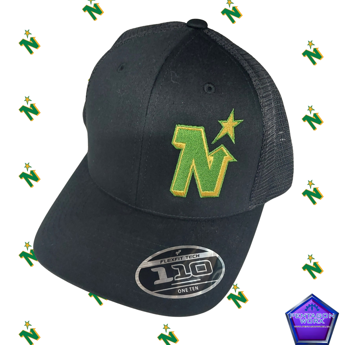 NORTH STARS|Flexfit - 110® Mesh-Back Snap-Back