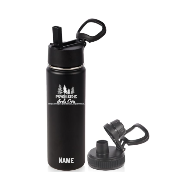 Stainless Steel Water Bottle 20oz 591ml Thompson General Hospital P.A.C.