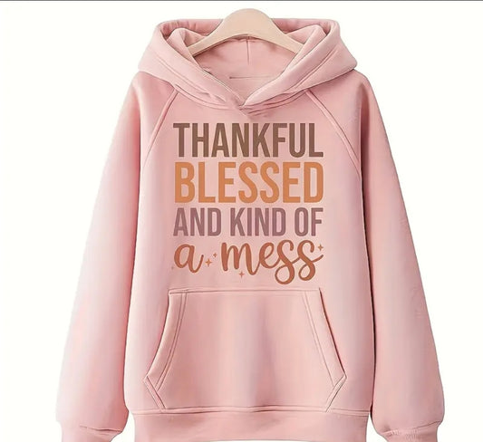 THANKFUL, BLESSED & KIND of a MESS | T-SHIRT Softstyle UNISEX