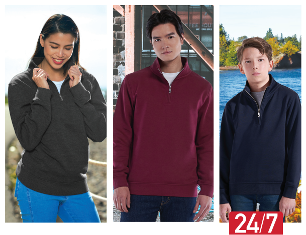 1/4 Zip Sweatshirt
