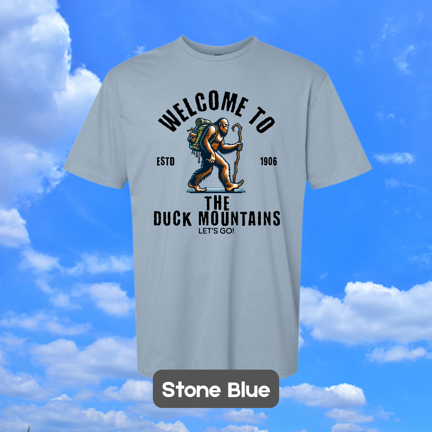 DUCK MOUNTAINS Sasquatch Hiker T-Shirt
