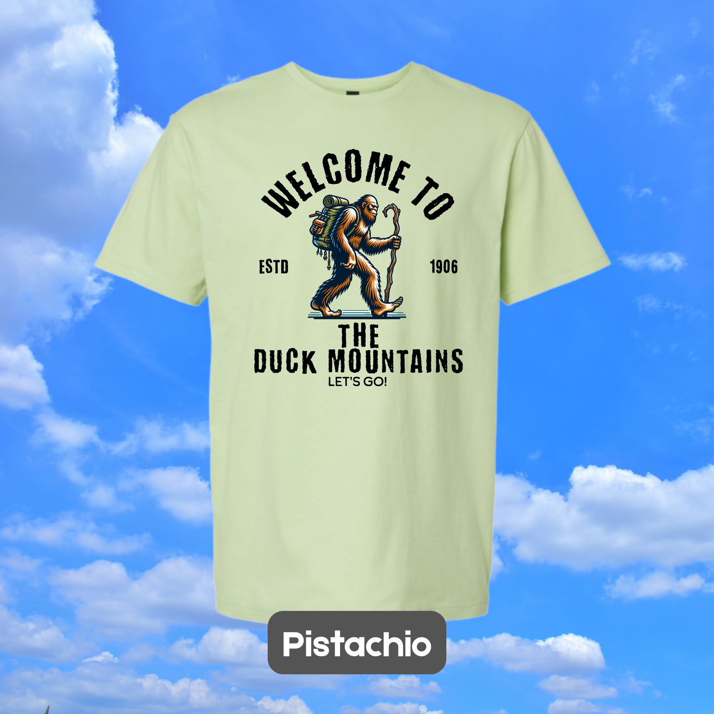 DUCK MOUNTAINS Sasquatch Hiker T-Shirt