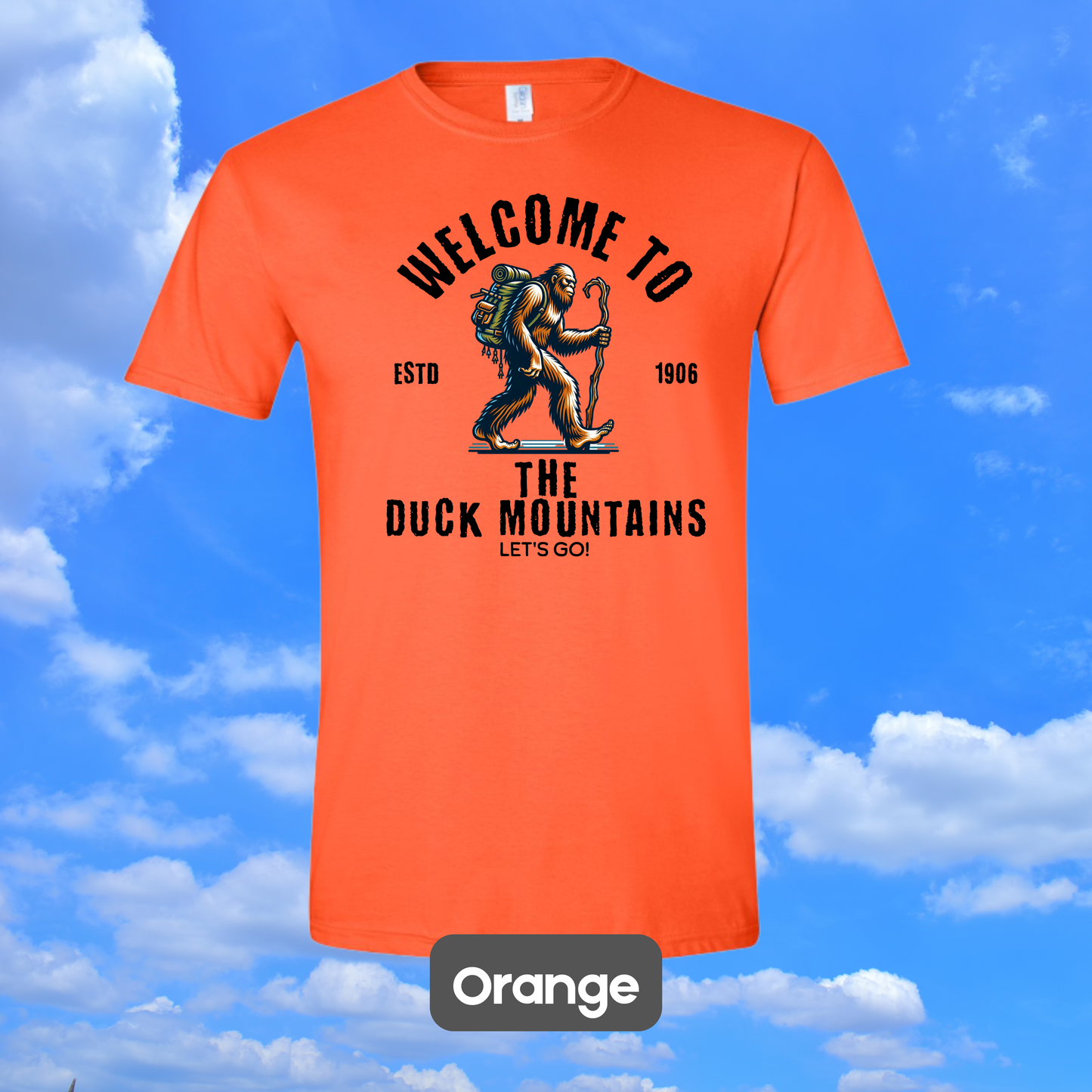 DUCK MOUNTAINS Sasquatch Hiker T-Shirt