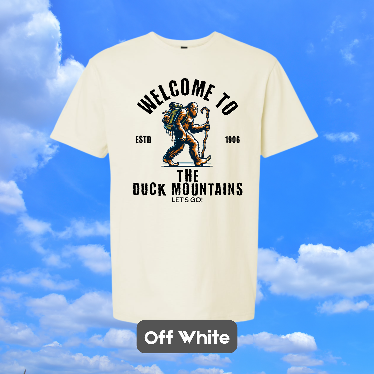 DUCK MOUNTAINS Sasquatch Hiker T-Shirt