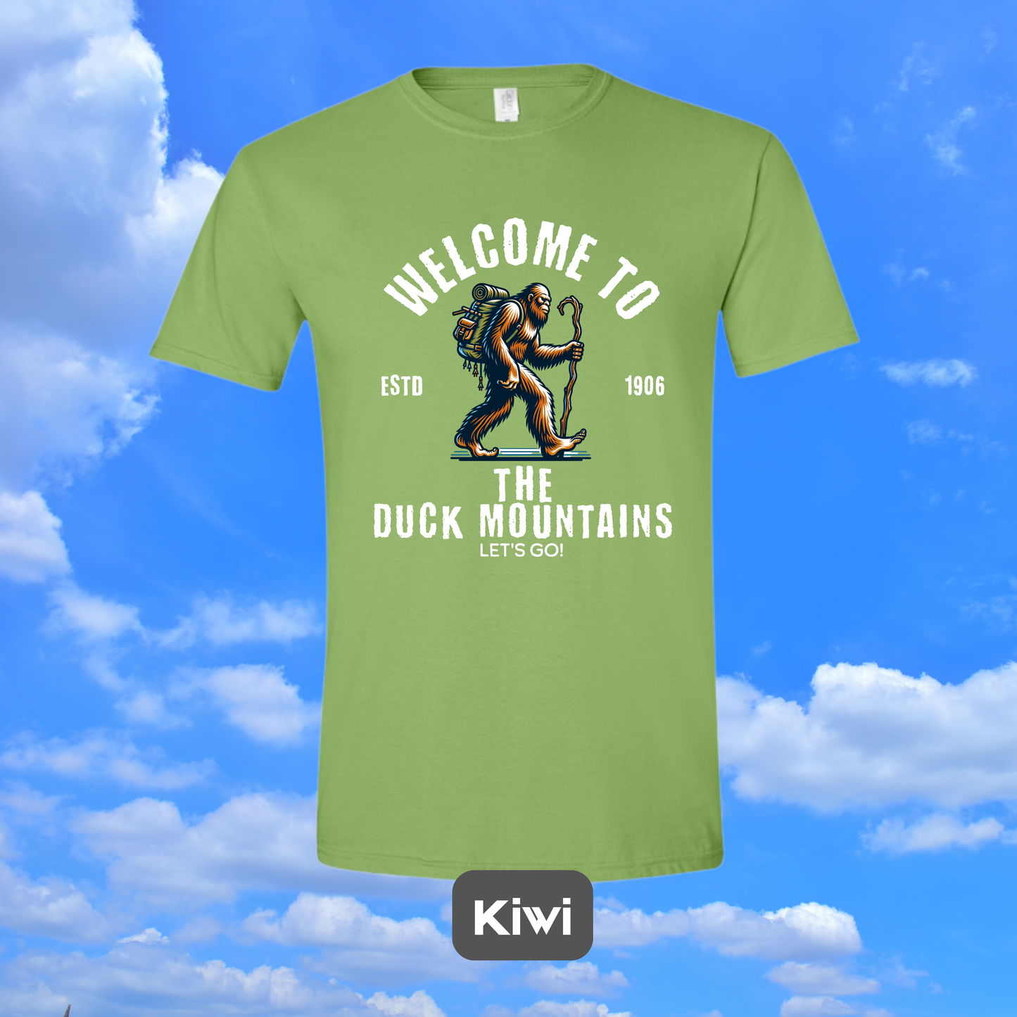 DUCK MOUNTAINS Sasquatch Hiker T-Shirt