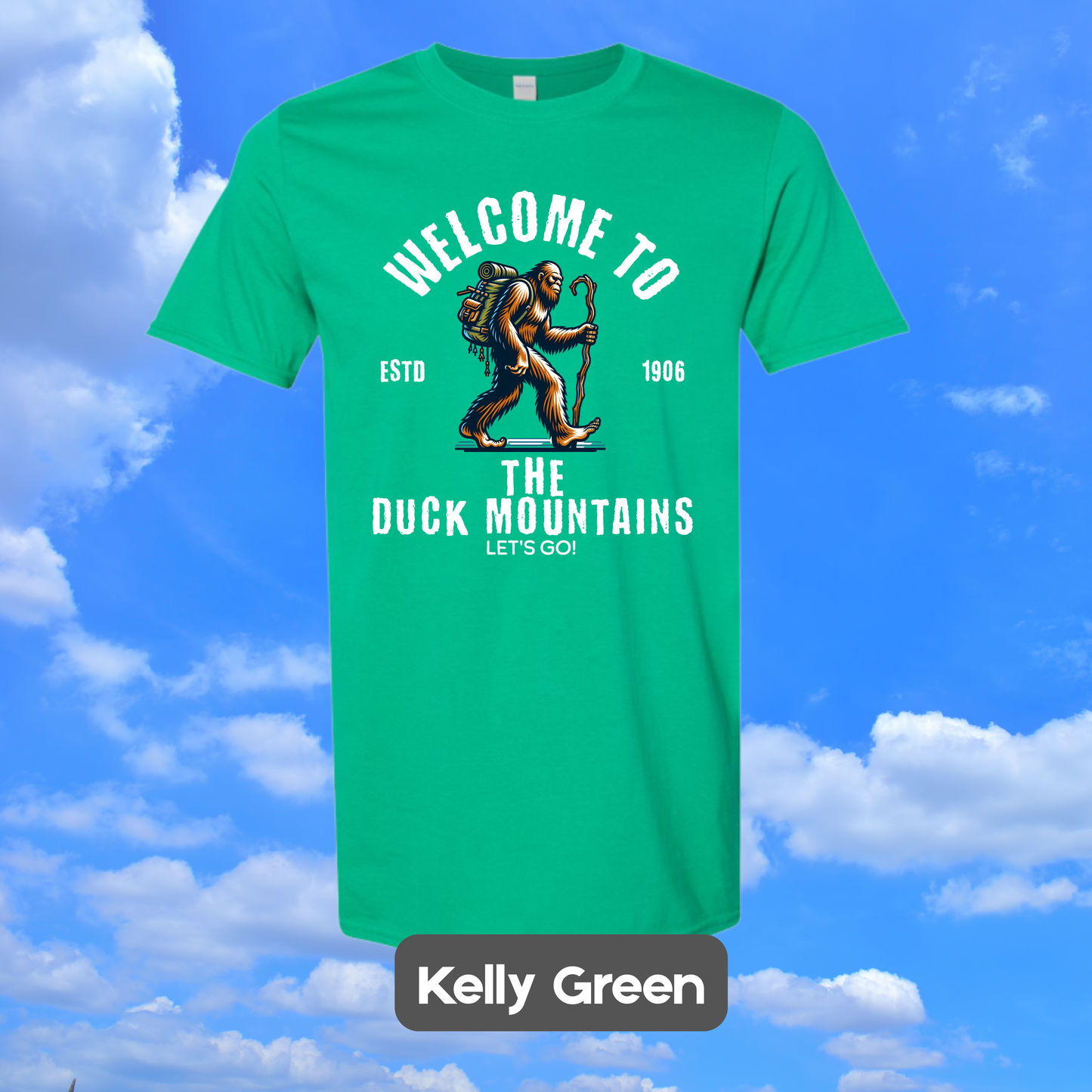 DUCK MOUNTAINS Sasquatch Hiker T-Shirt
