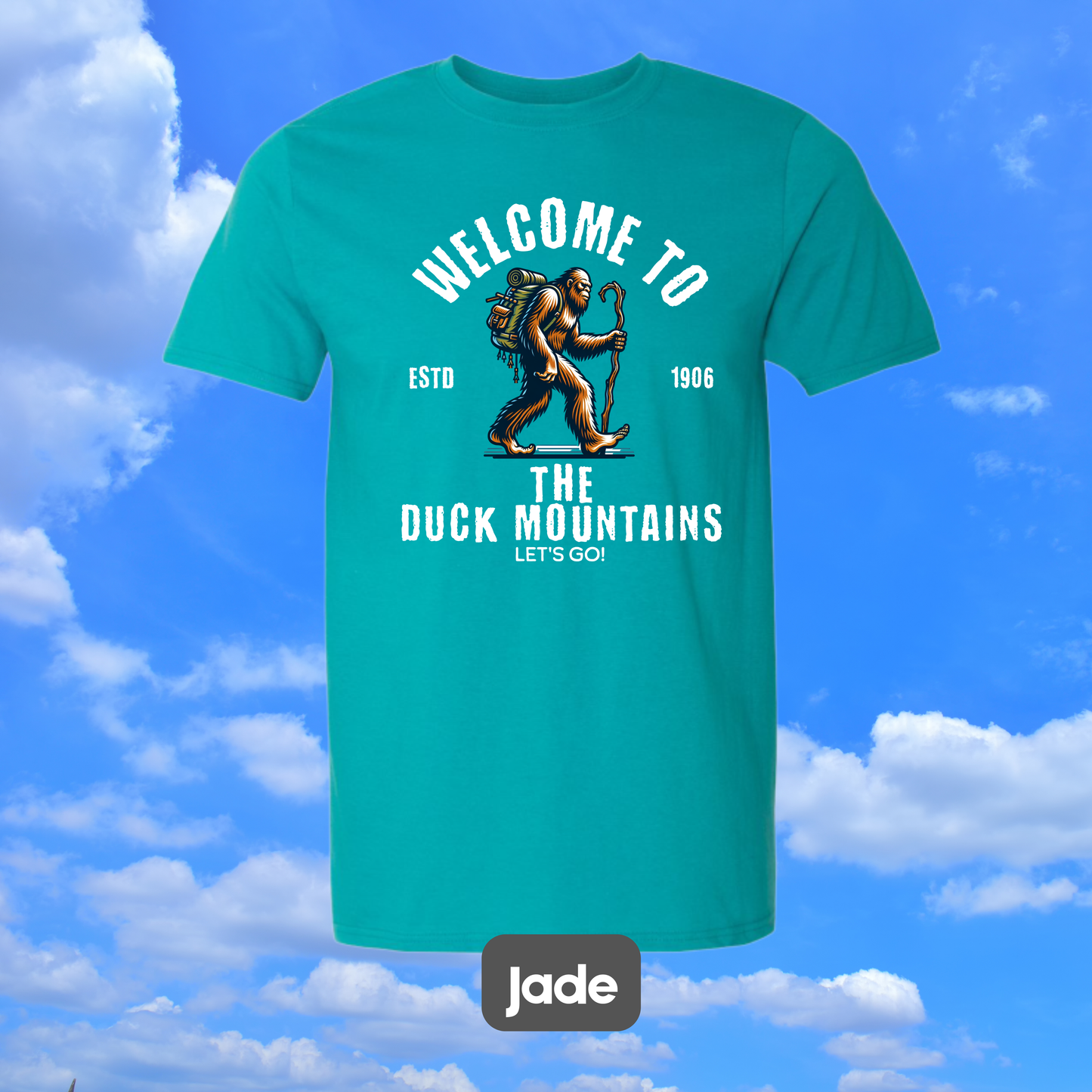 DUCK MOUNTAINS Sasquatch Hiker T-Shirt