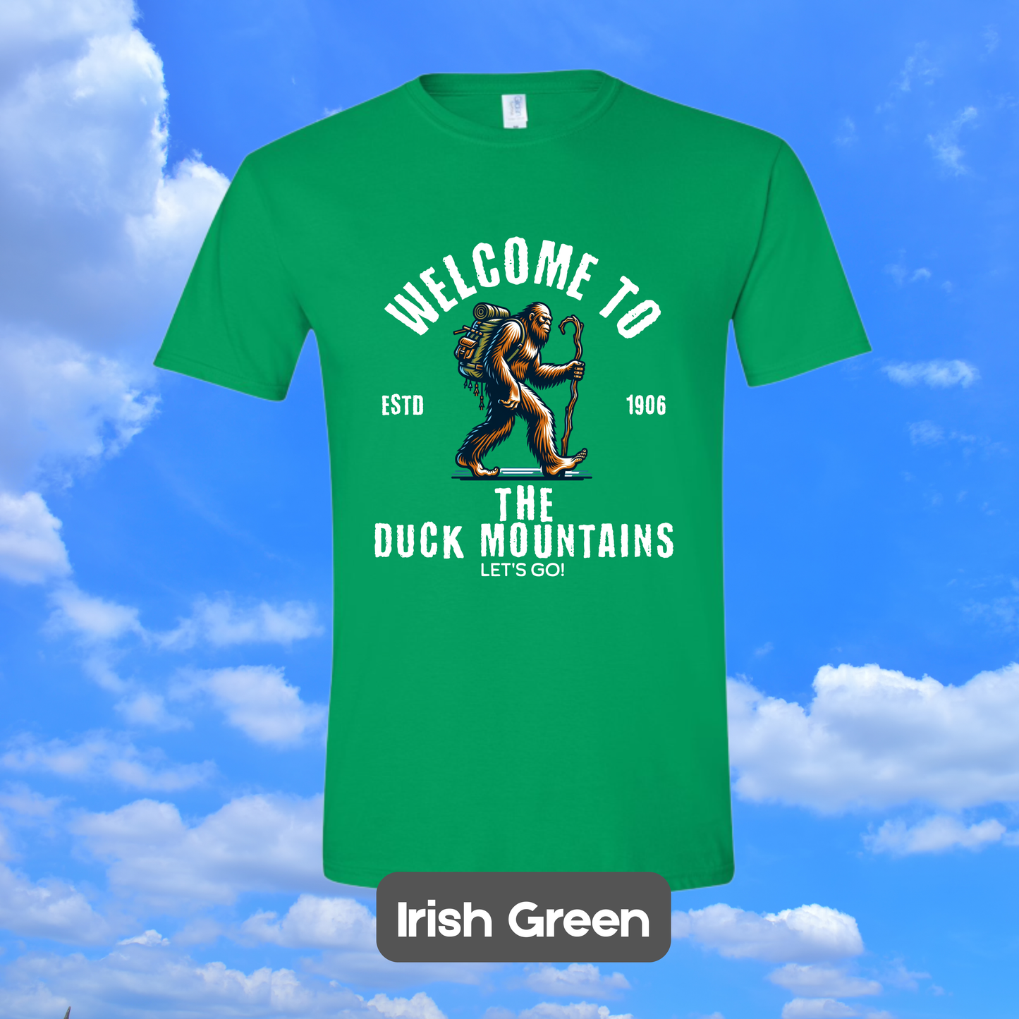 DUCK MOUNTAINS Sasquatch Hiker T-Shirt
