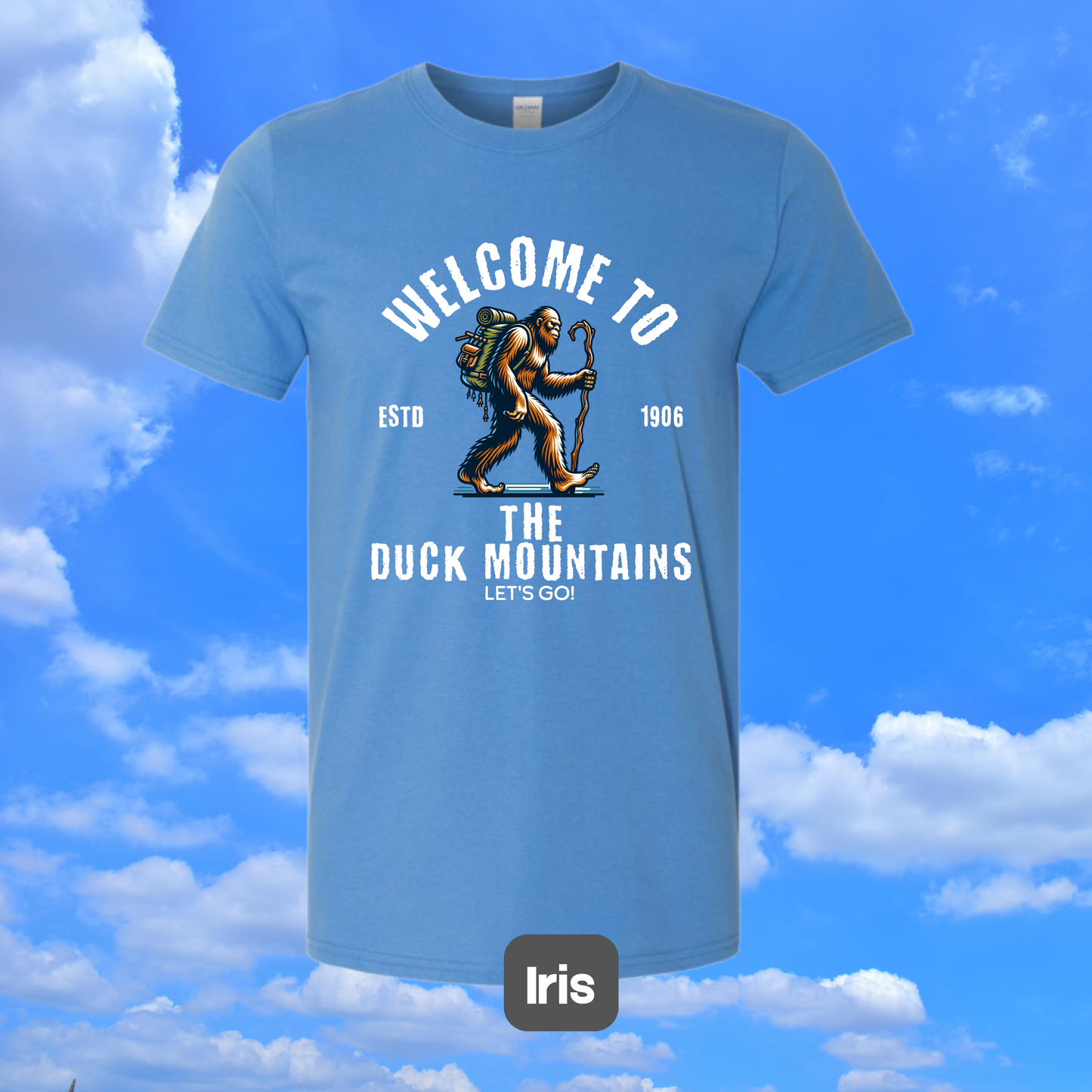 DUCK MOUNTAINS Sasquatch Hiker T-Shirt