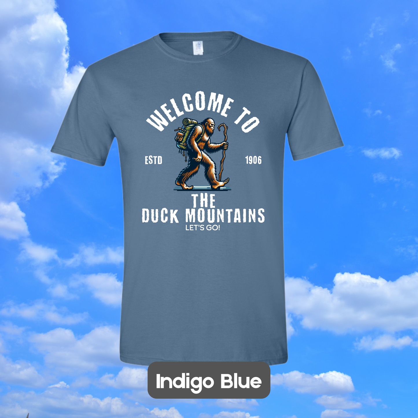 DUCK MOUNTAINS Sasquatch Hiker T-Shirt