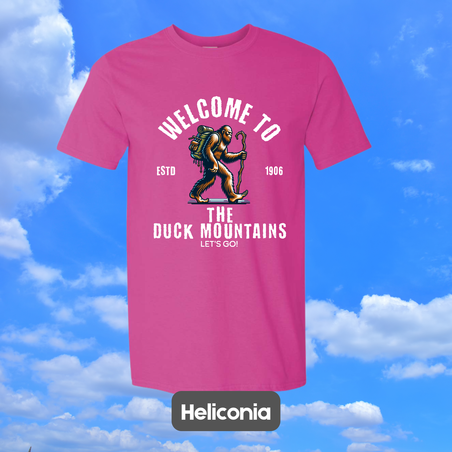DUCK MOUNTAINS Sasquatch Hiker T-Shirt
