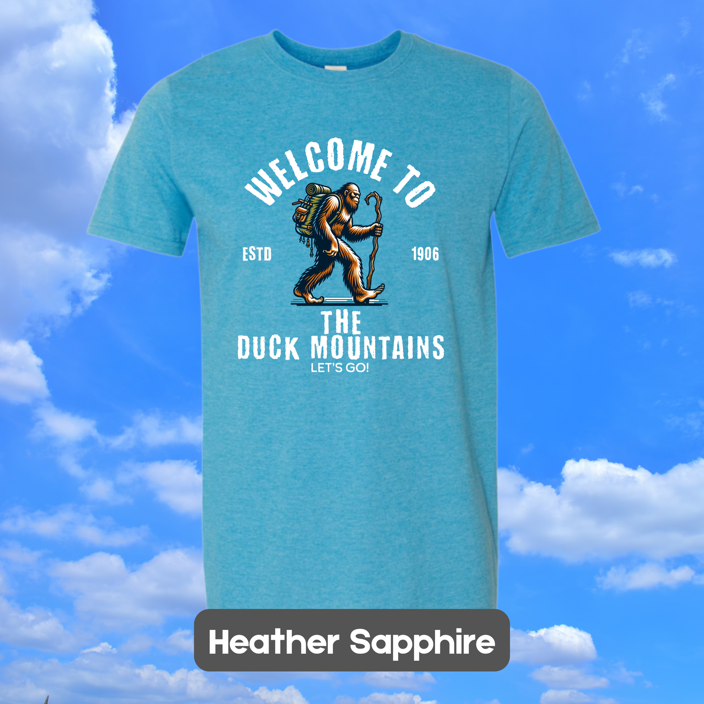 DUCK MOUNTAINS Sasquatch Hiker T-Shirt