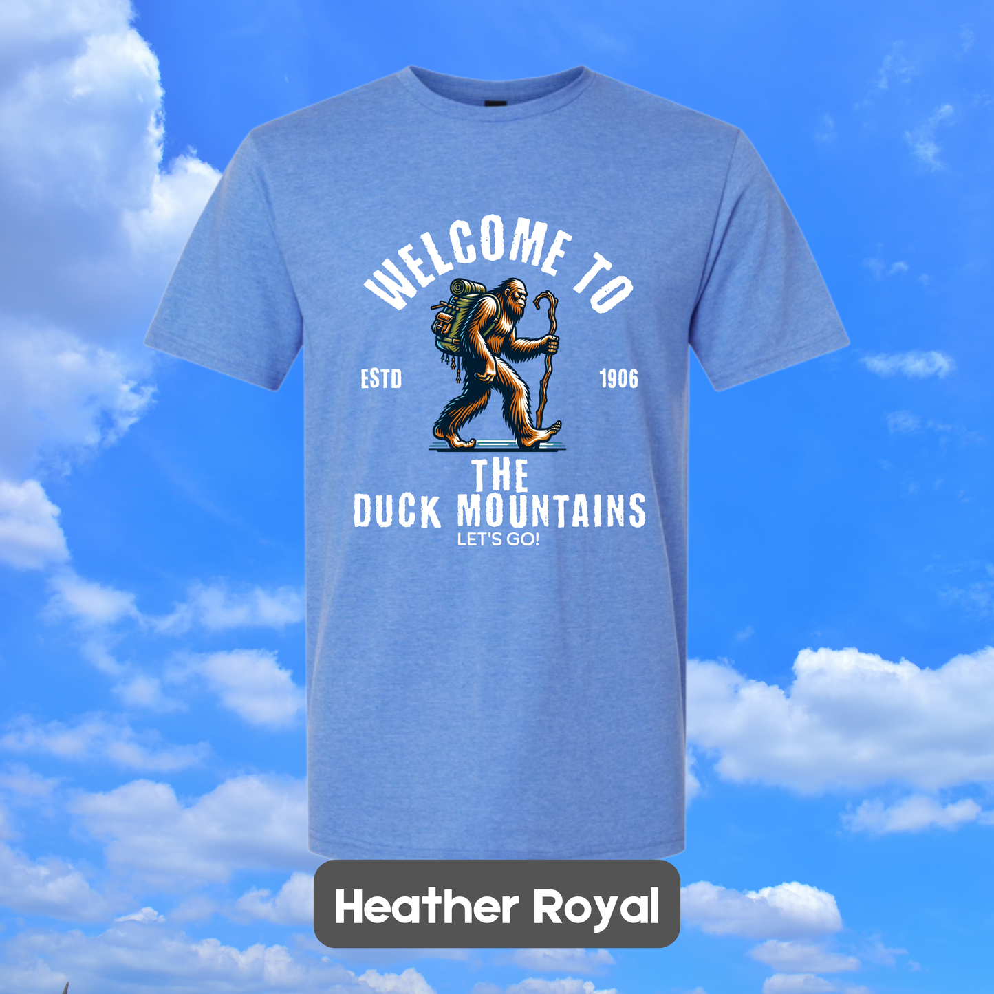 DUCK MOUNTAINS Sasquatch Hiker T-Shirt