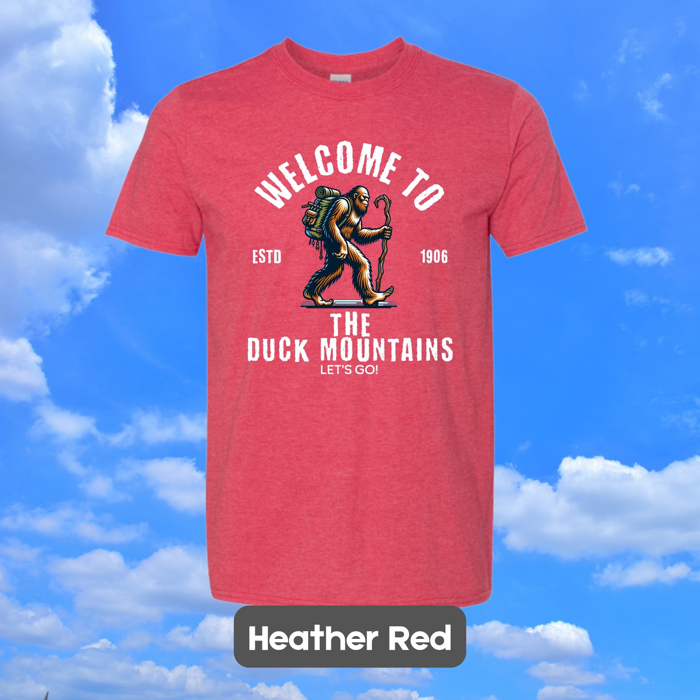 DUCK MOUNTAINS Sasquatch Hiker T-Shirt