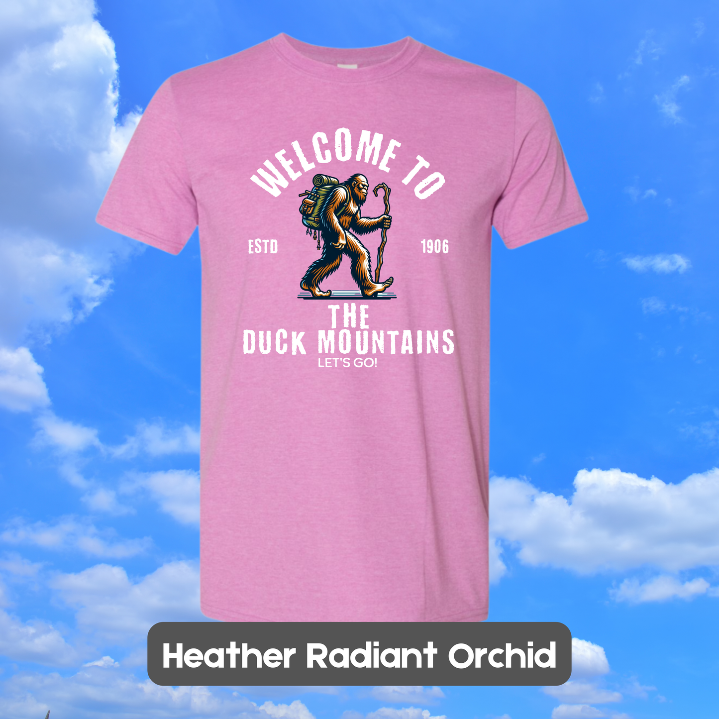 DUCK MOUNTAINS Sasquatch Hiker T-Shirt