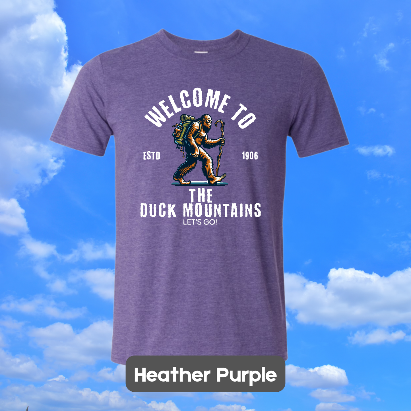 DUCK MOUNTAINS Sasquatch Hiker T-Shirt