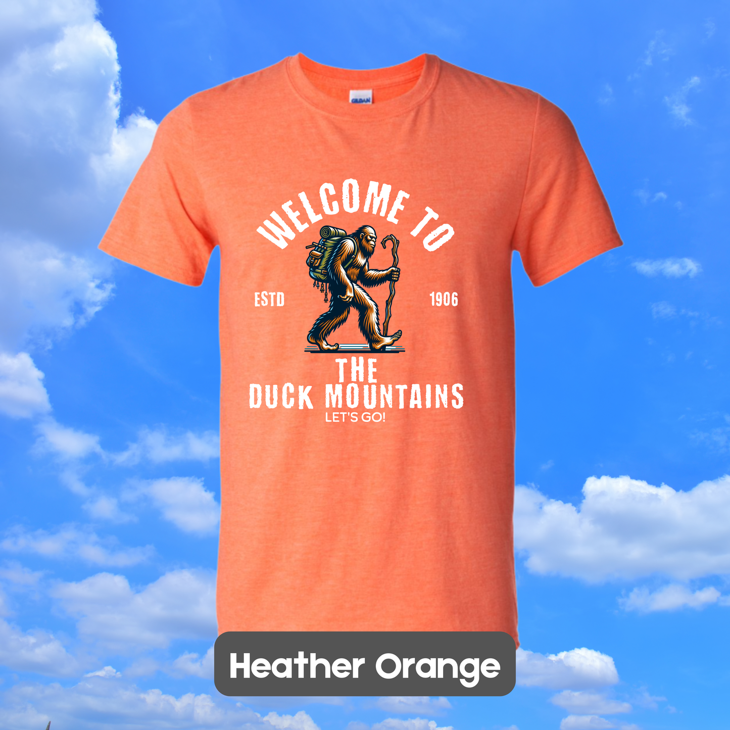 DUCK MOUNTAINS Sasquatch Hiker T-Shirt