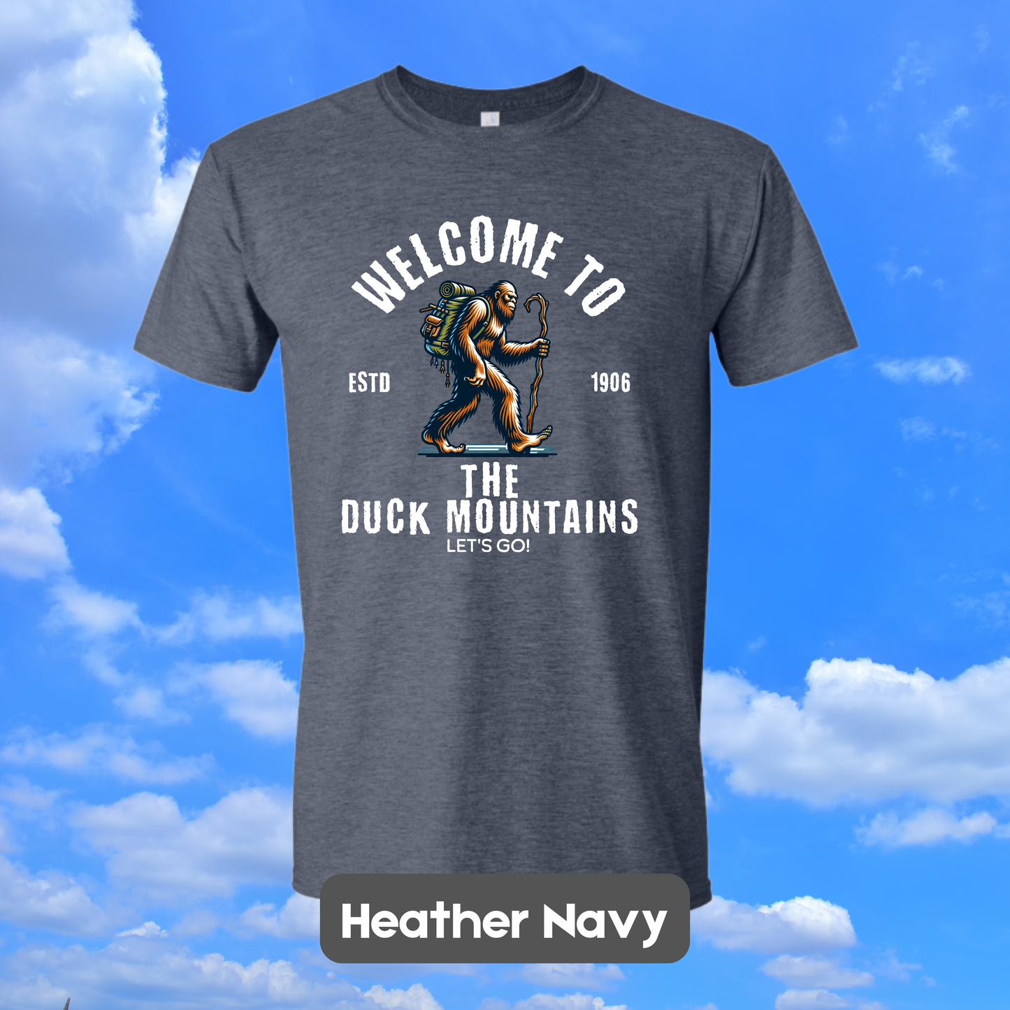 DUCK MOUNTAINS Sasquatch Hiker T-Shirt