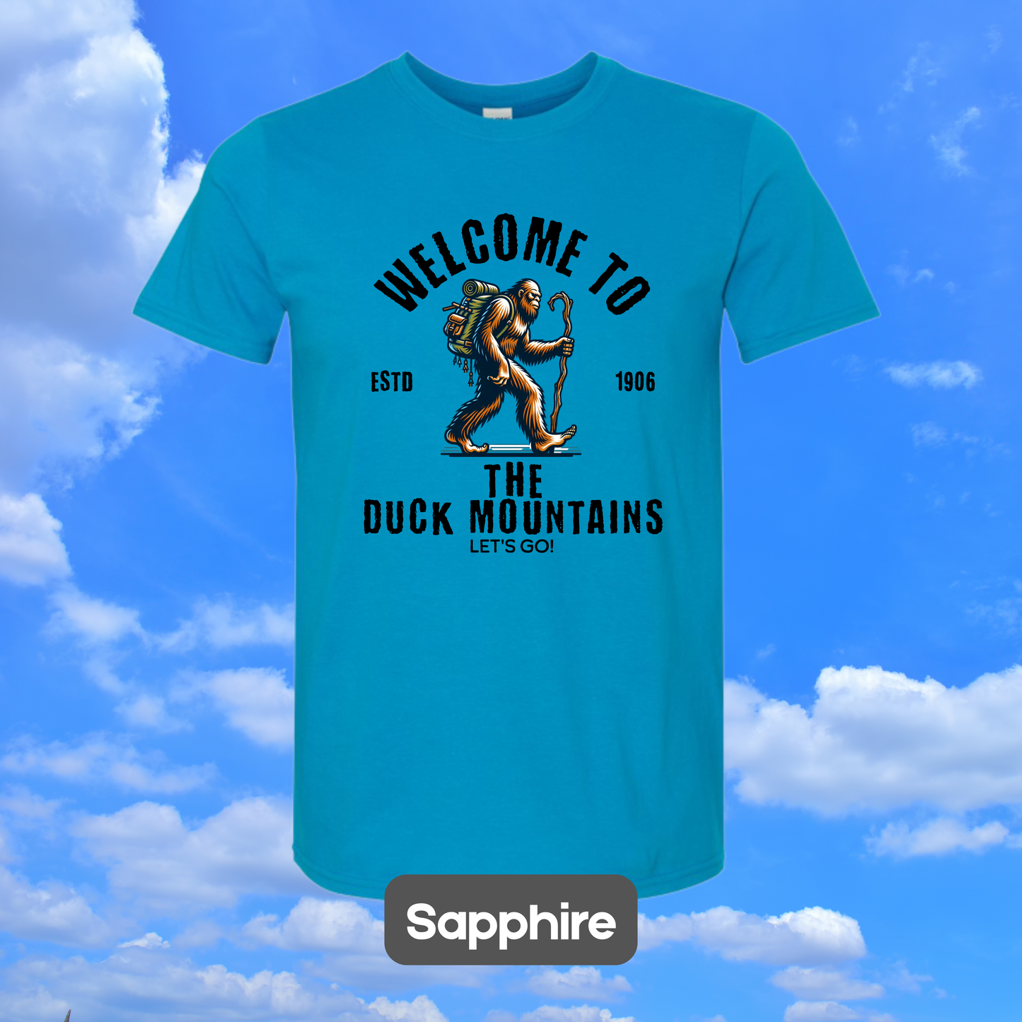 DUCK MOUNTAINS Sasquatch Hiker T-Shirt