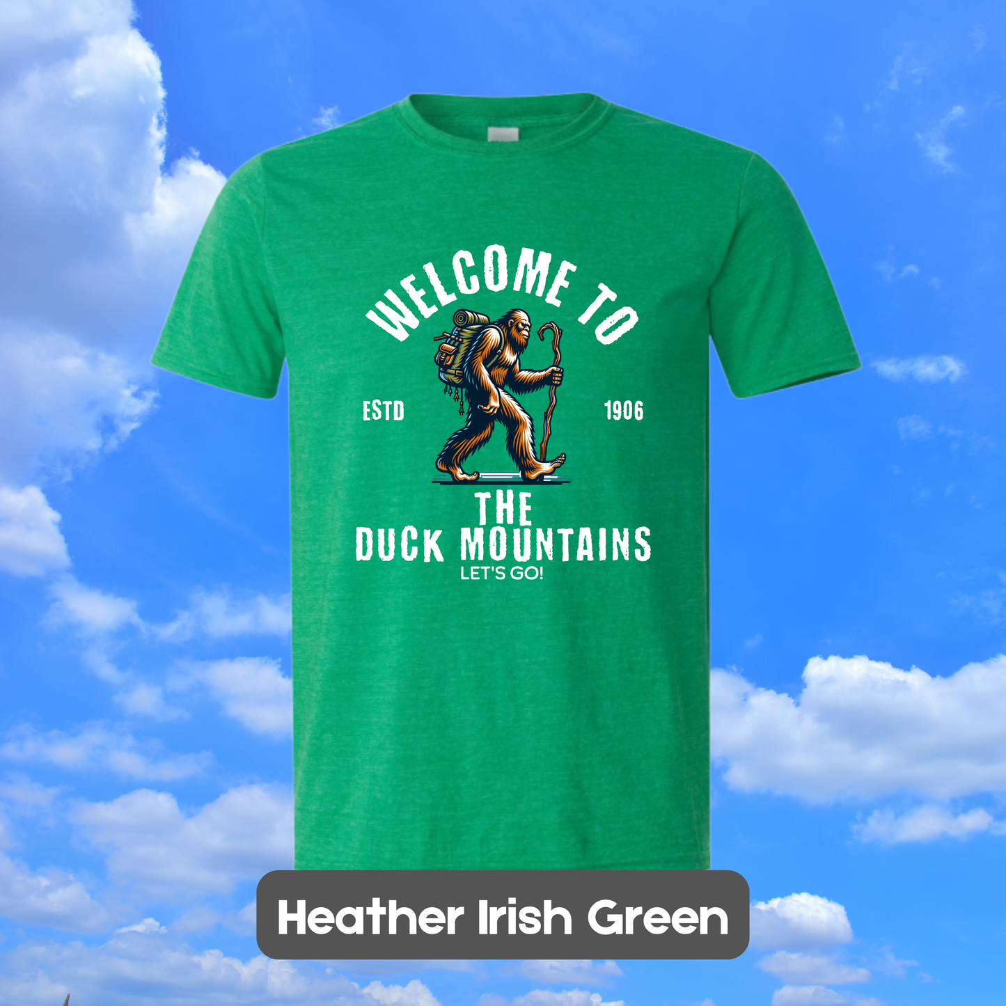 DUCK MOUNTAINS Sasquatch Hiker T-Shirt