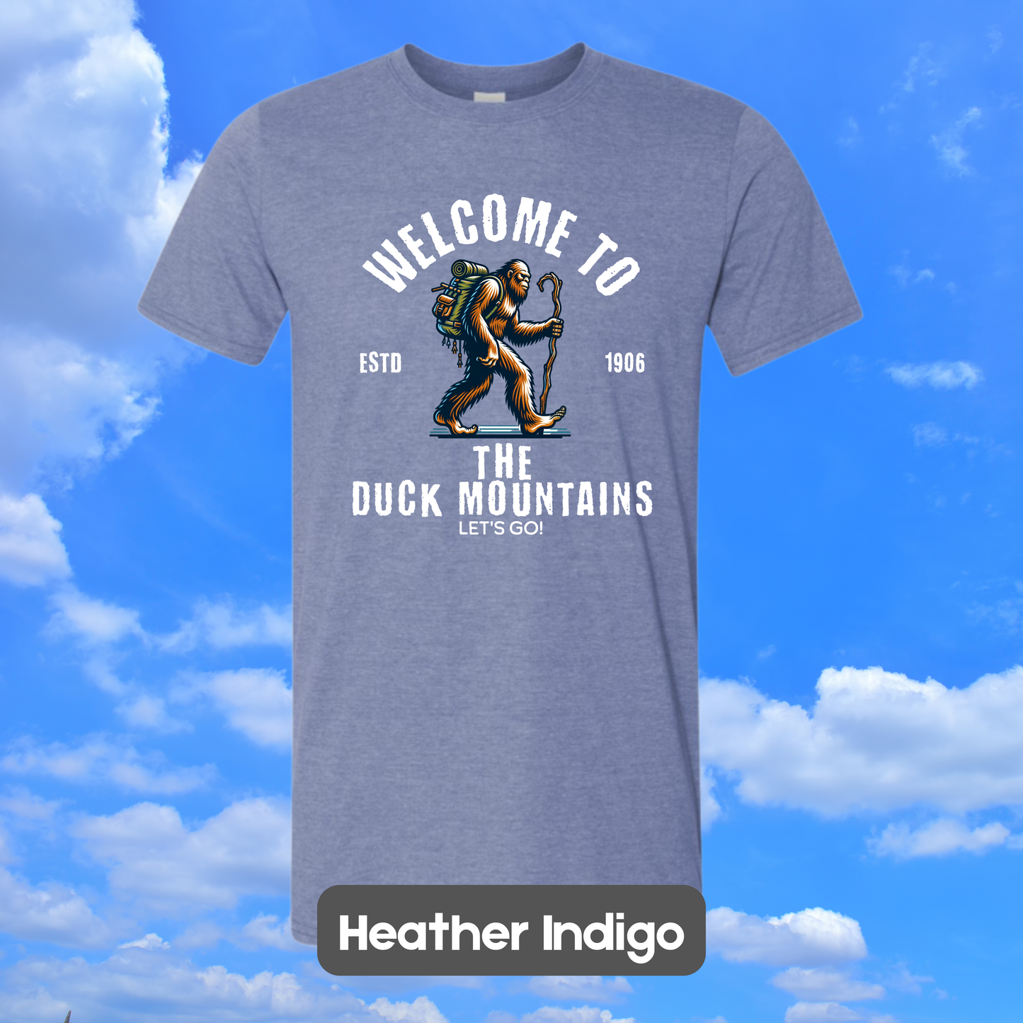 DUCK MOUNTAINS Sasquatch Hiker T-Shirt