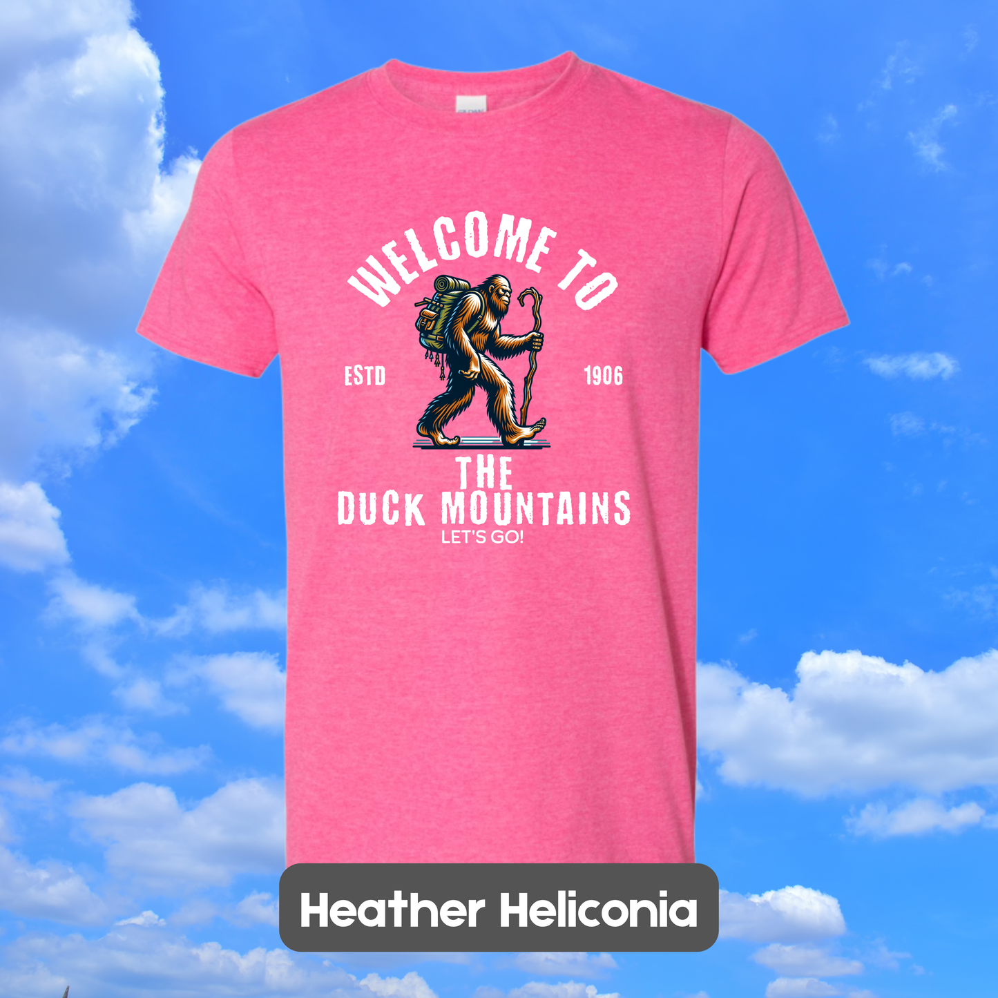 DUCK MOUNTAINS Sasquatch Hiker T-Shirt
