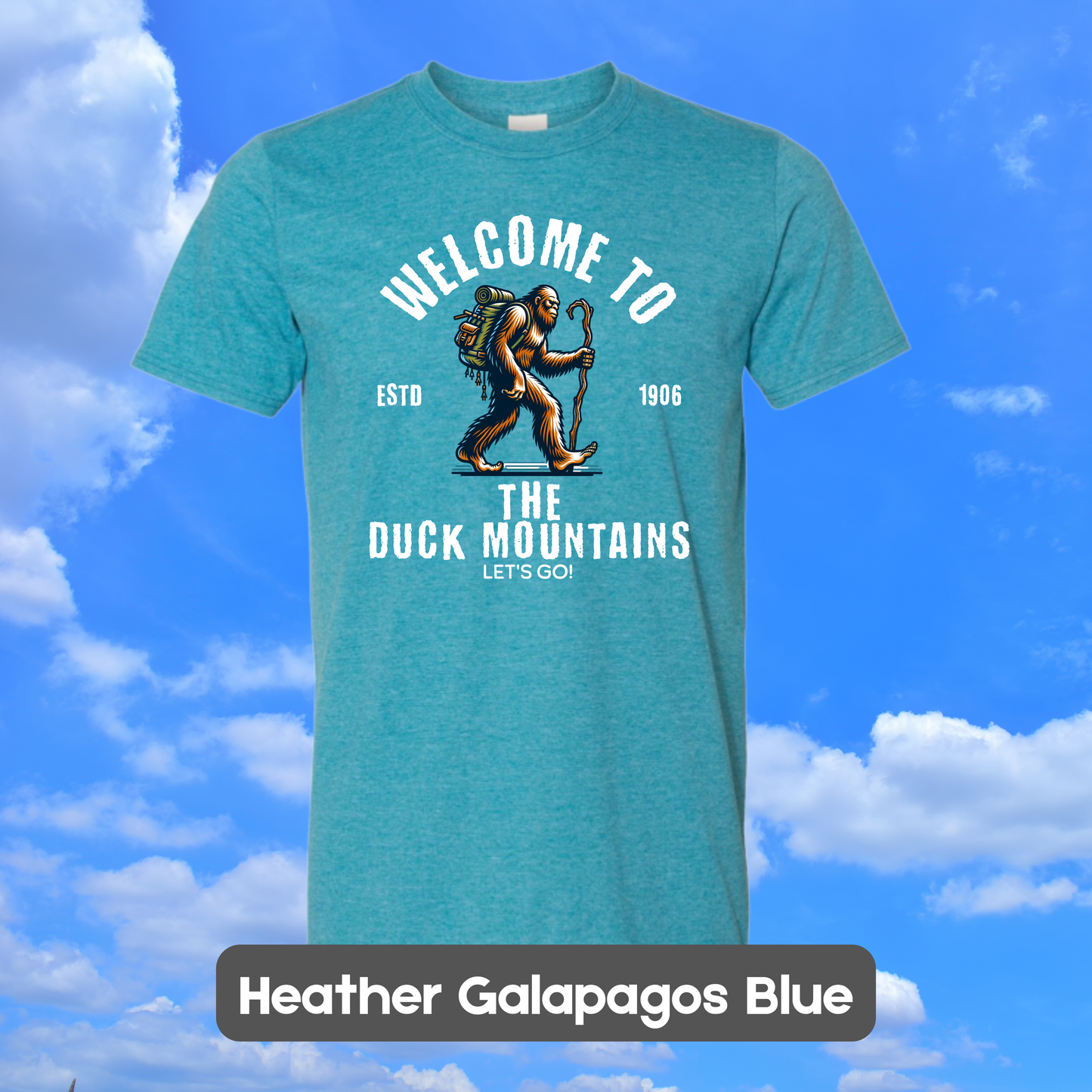 DUCK MOUNTAINS Sasquatch Hiker T-Shirt