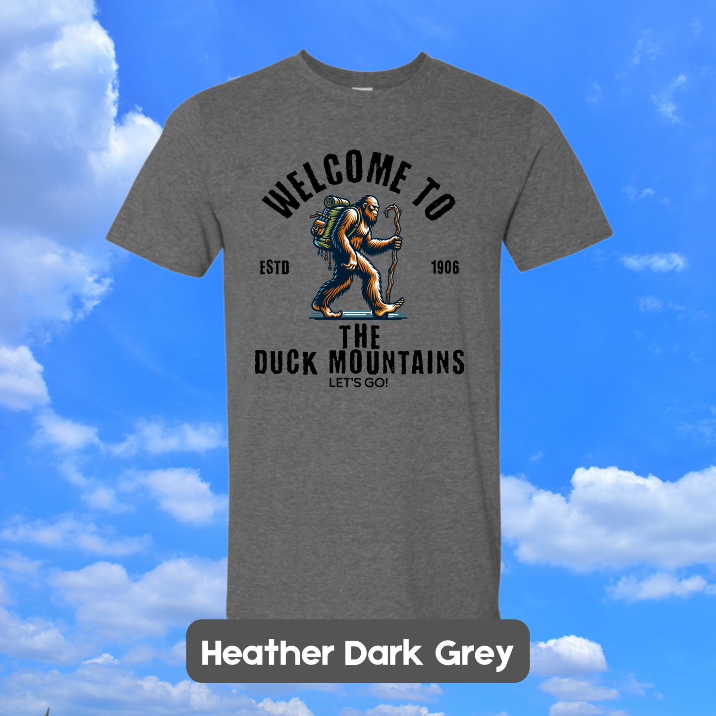 DUCK MOUNTAINS Sasquatch Hiker T-Shirt