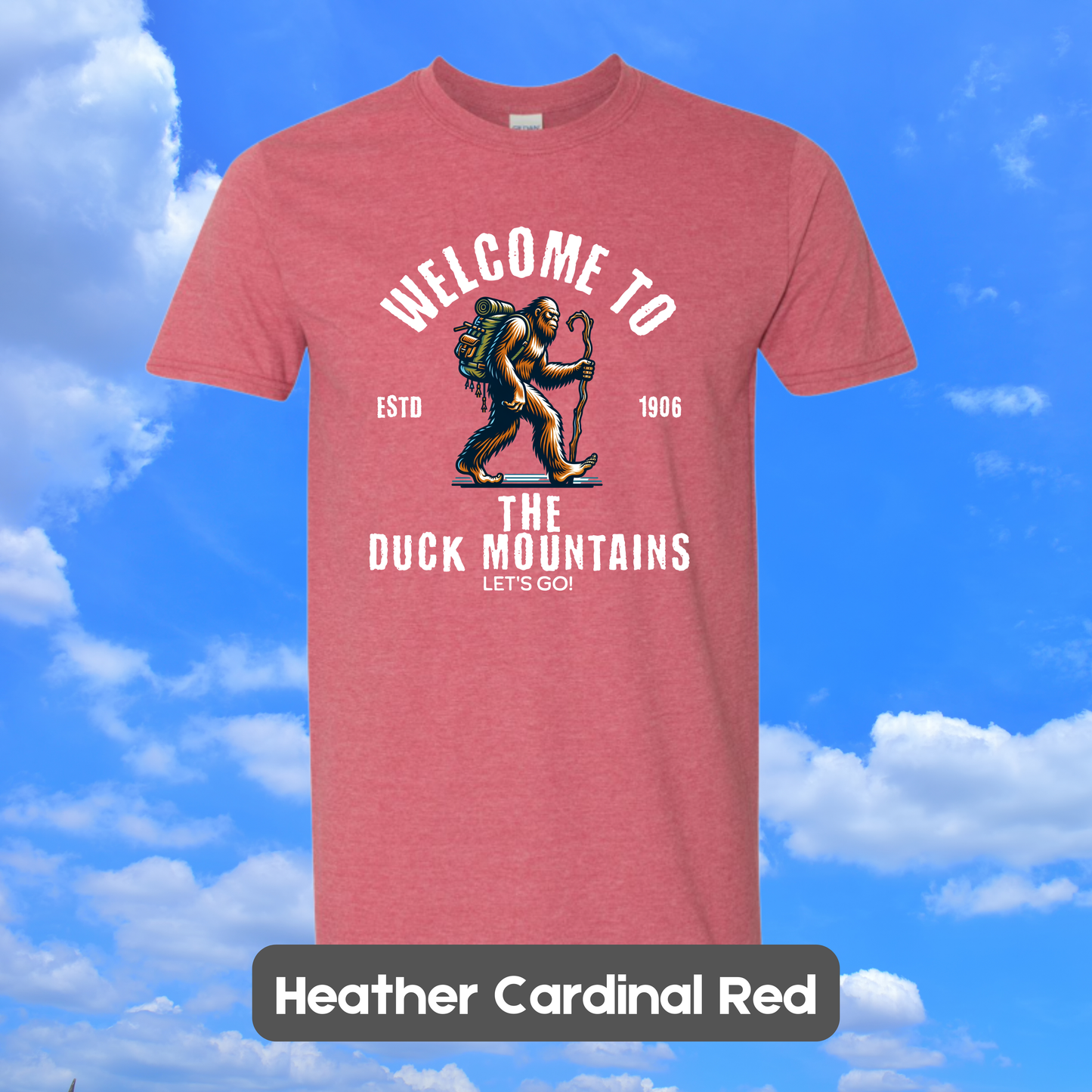 DUCK MOUNTAINS Sasquatch Hiker T-Shirt