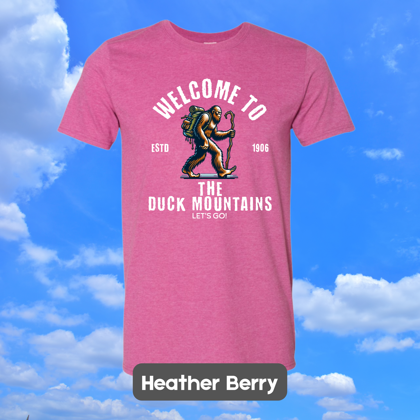 DUCK MOUNTAINS Sasquatch Hiker T-Shirt