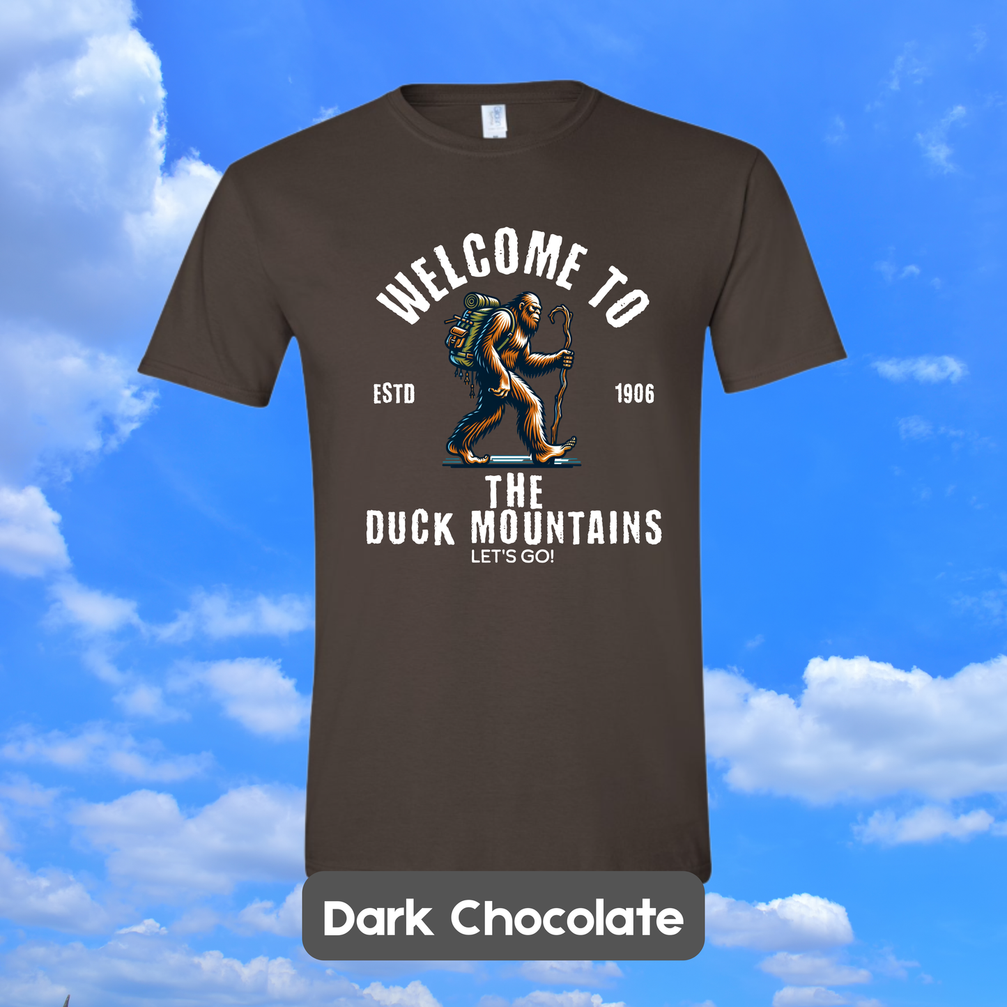 DUCK MOUNTAINS Sasquatch Hiker T-Shirt