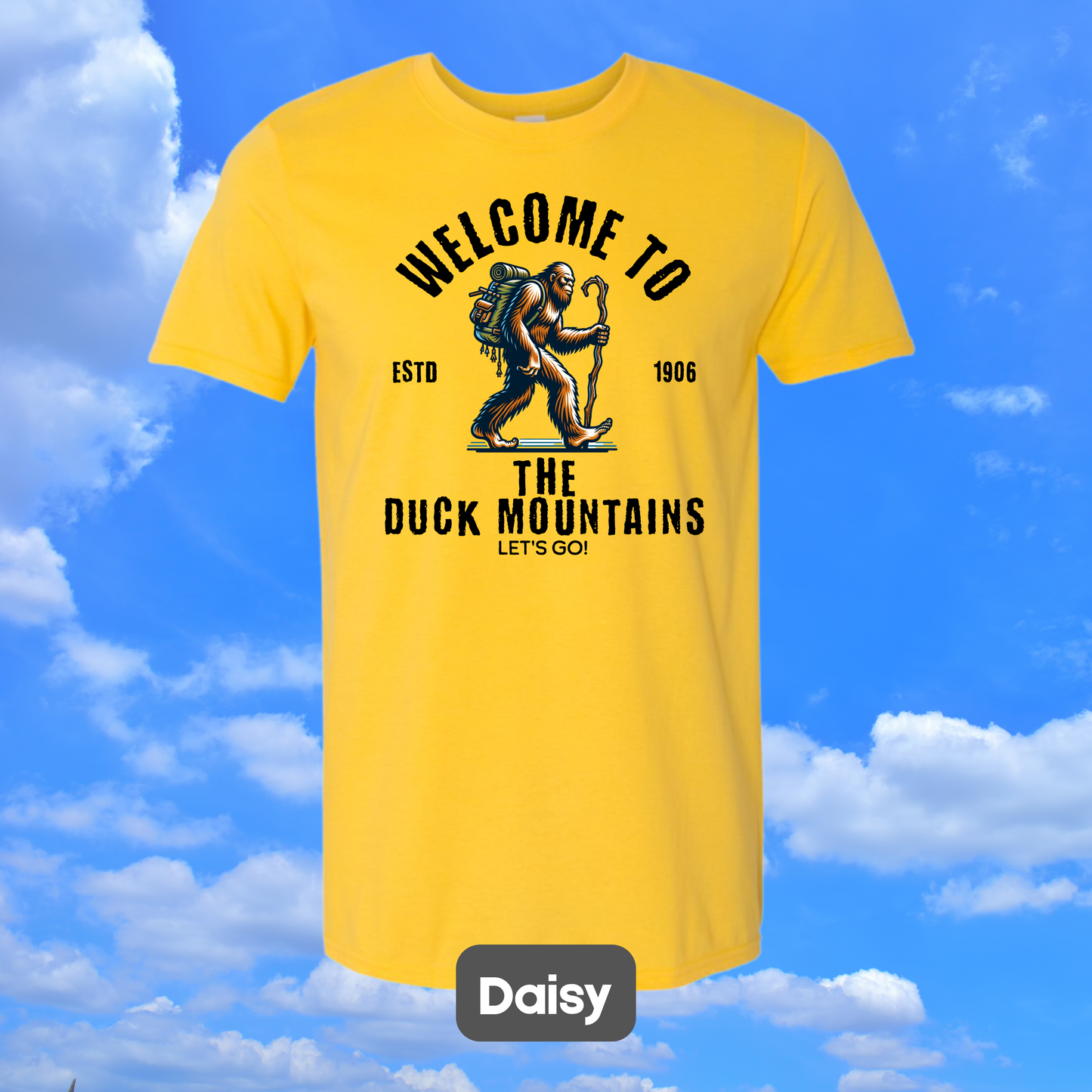 DUCK MOUNTAINS Sasquatch Hiker T-Shirt