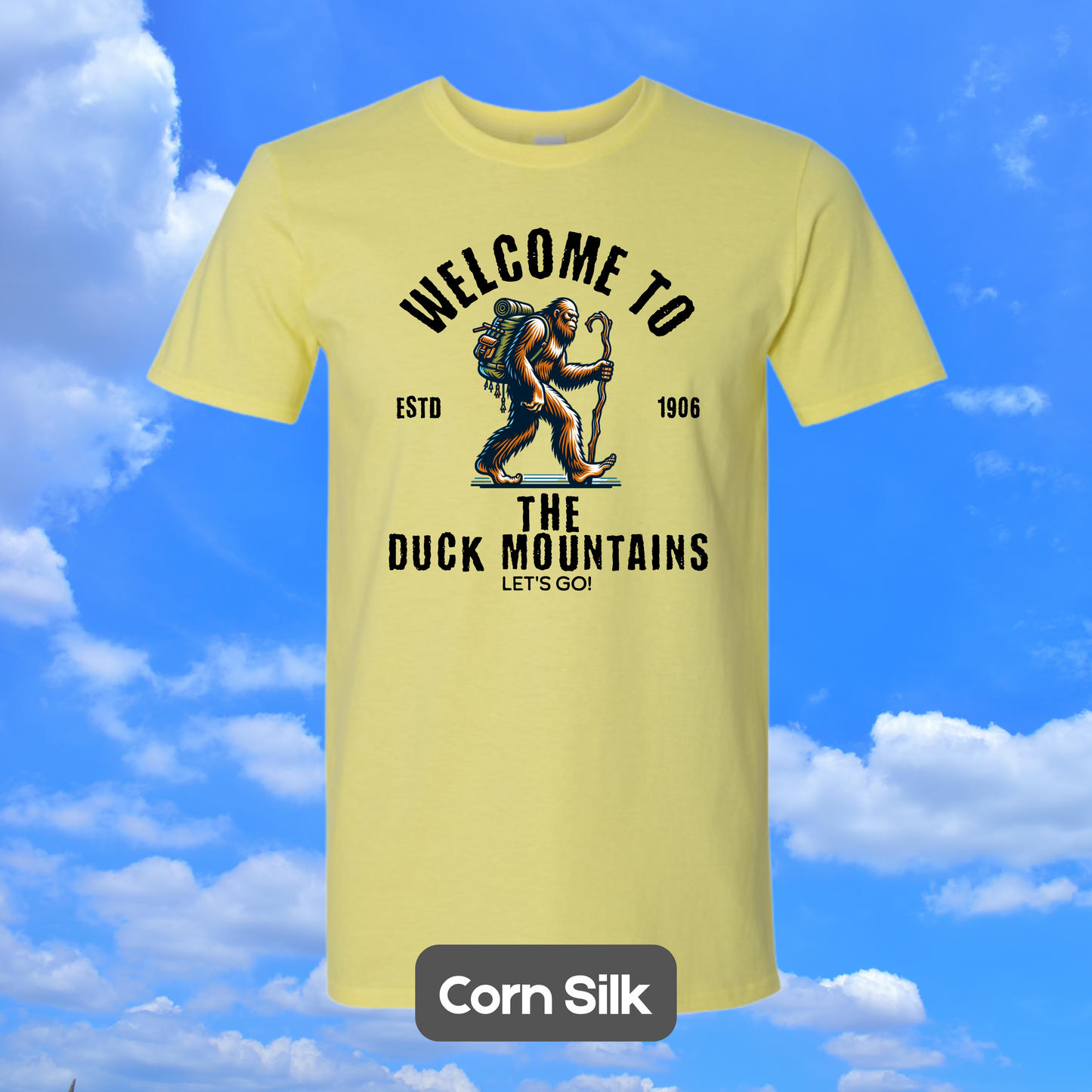 DUCK MOUNTAINS Sasquatch Hiker T-Shirt