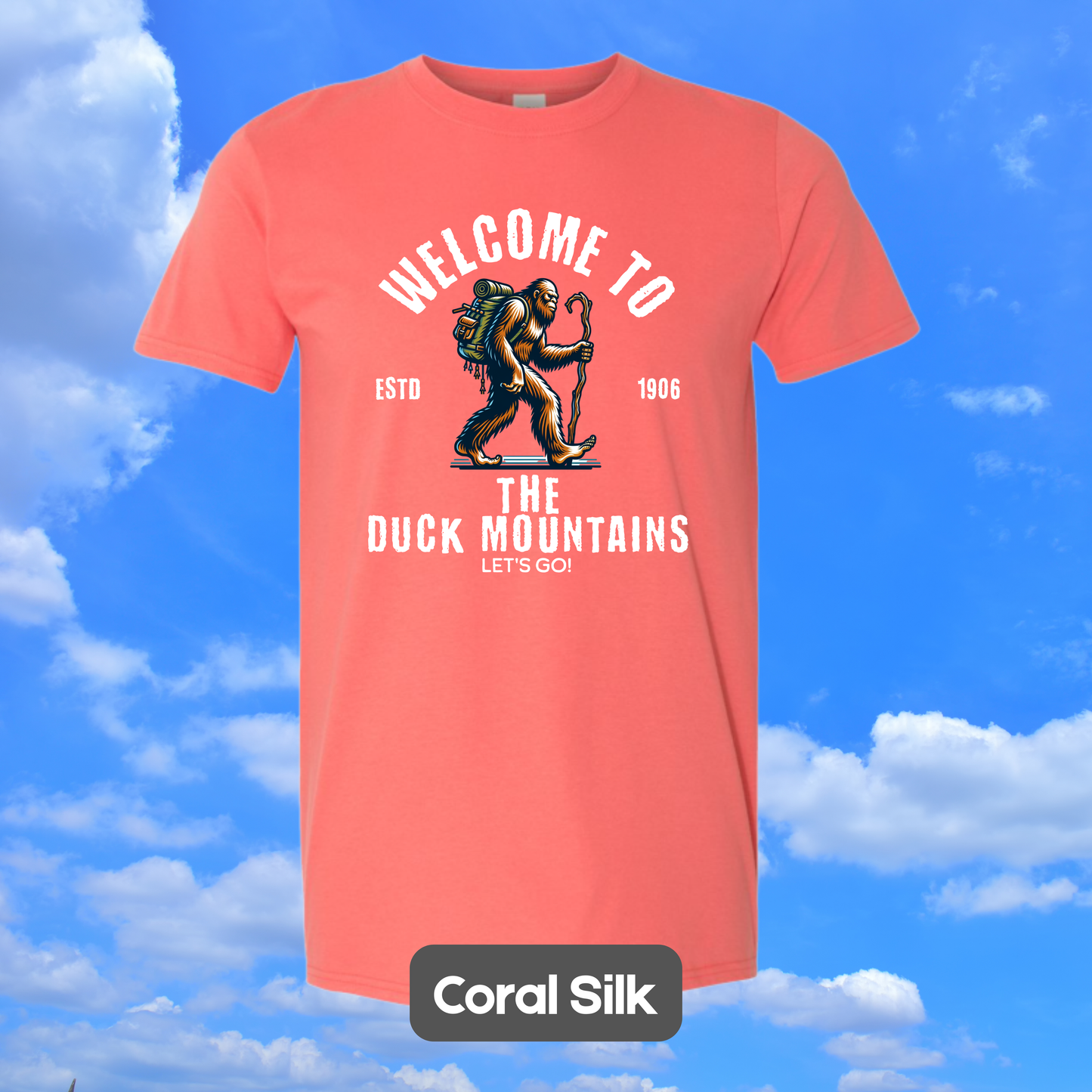 DUCK MOUNTAINS Sasquatch Hiker T-Shirt