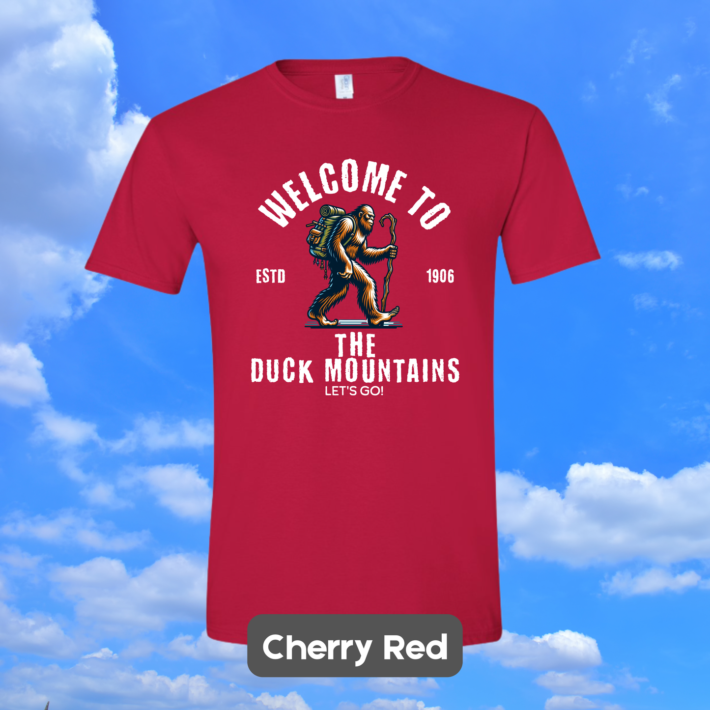 DUCK MOUNTAINS Sasquatch Hiker T-Shirt