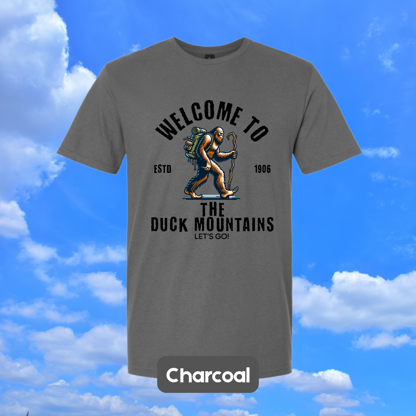 DUCK MOUNTAINS Sasquatch Hiker T-Shirt