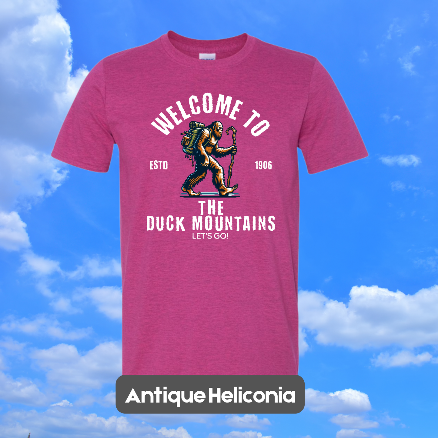 DUCK MOUNTAINS Sasquatch Hiker T-Shirt