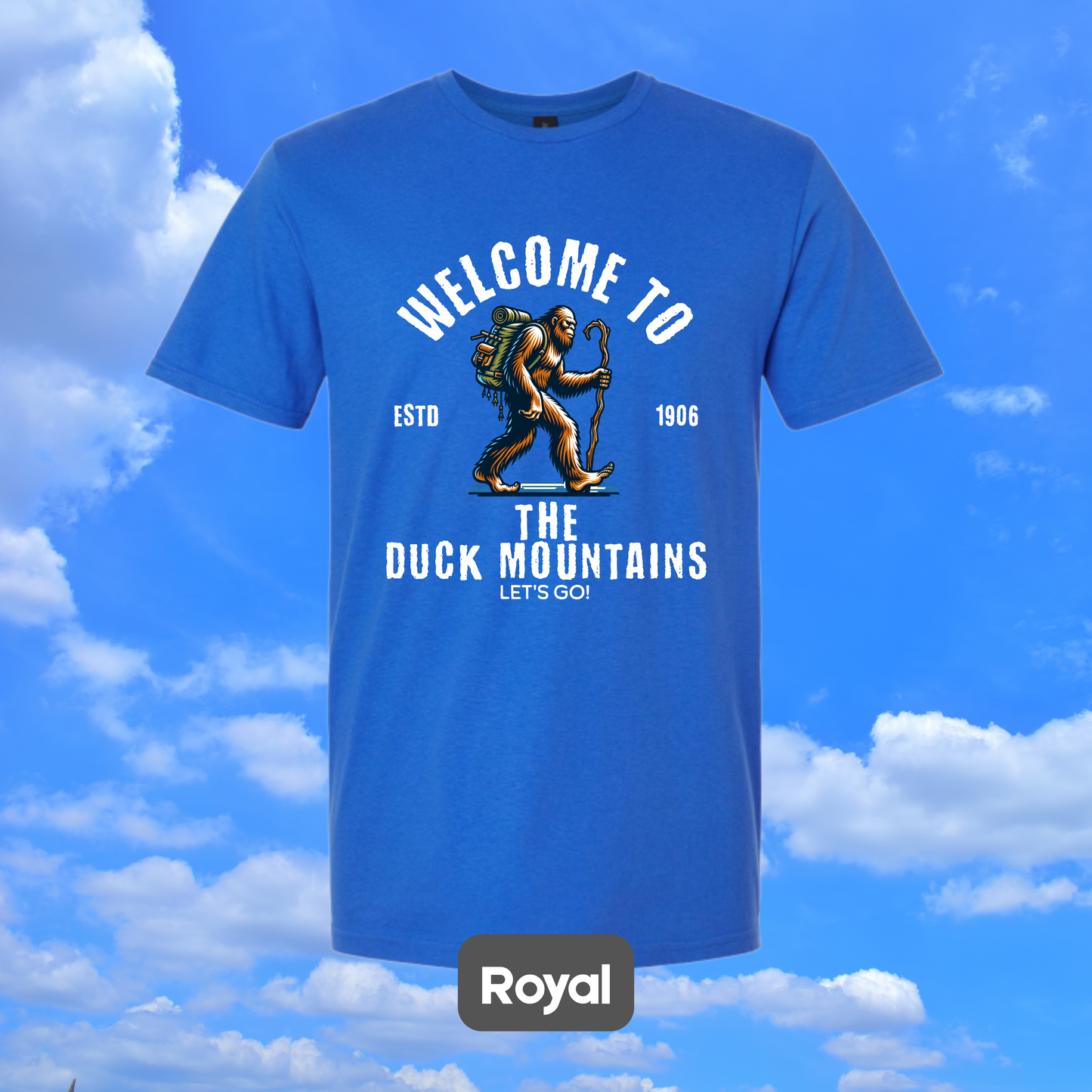DUCK MOUNTAINS Sasquatch Hiker T-Shirt