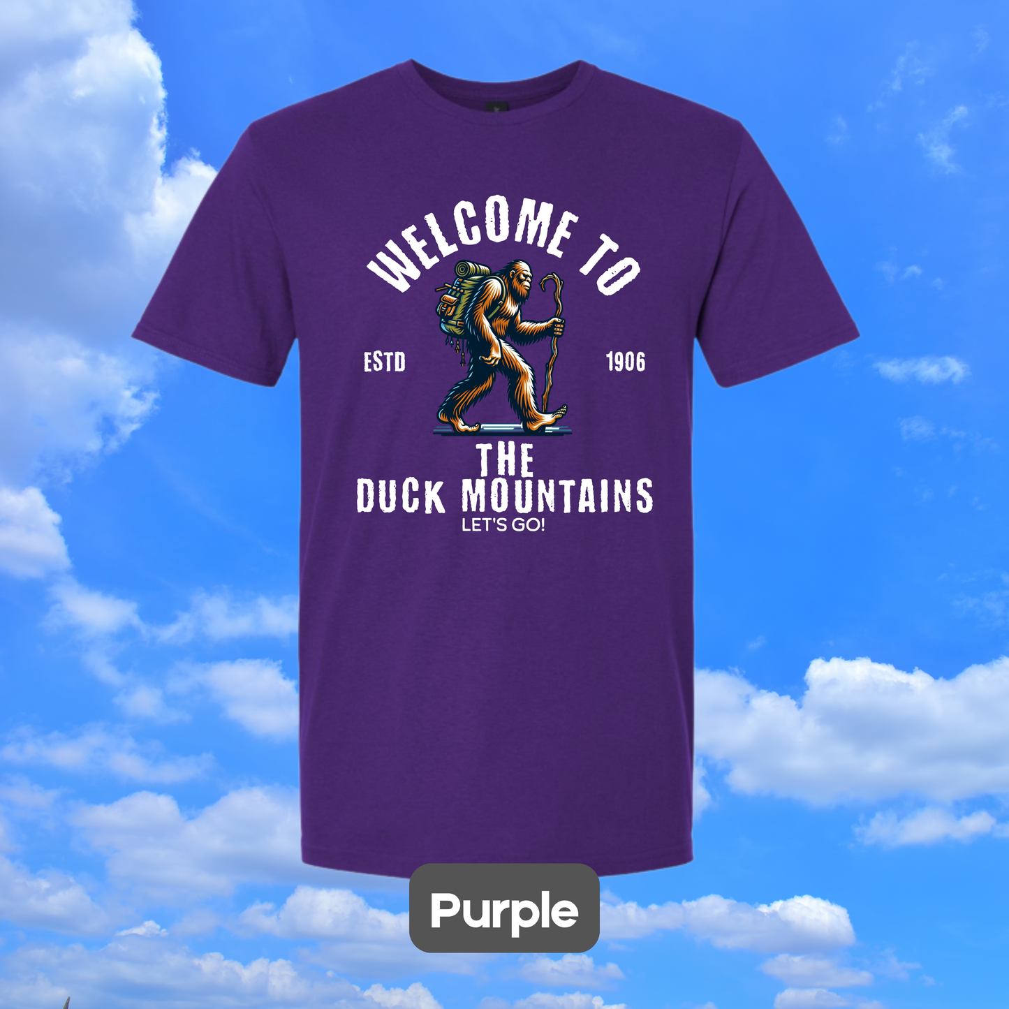 DUCK MOUNTAINS Sasquatch Hiker T-Shirt