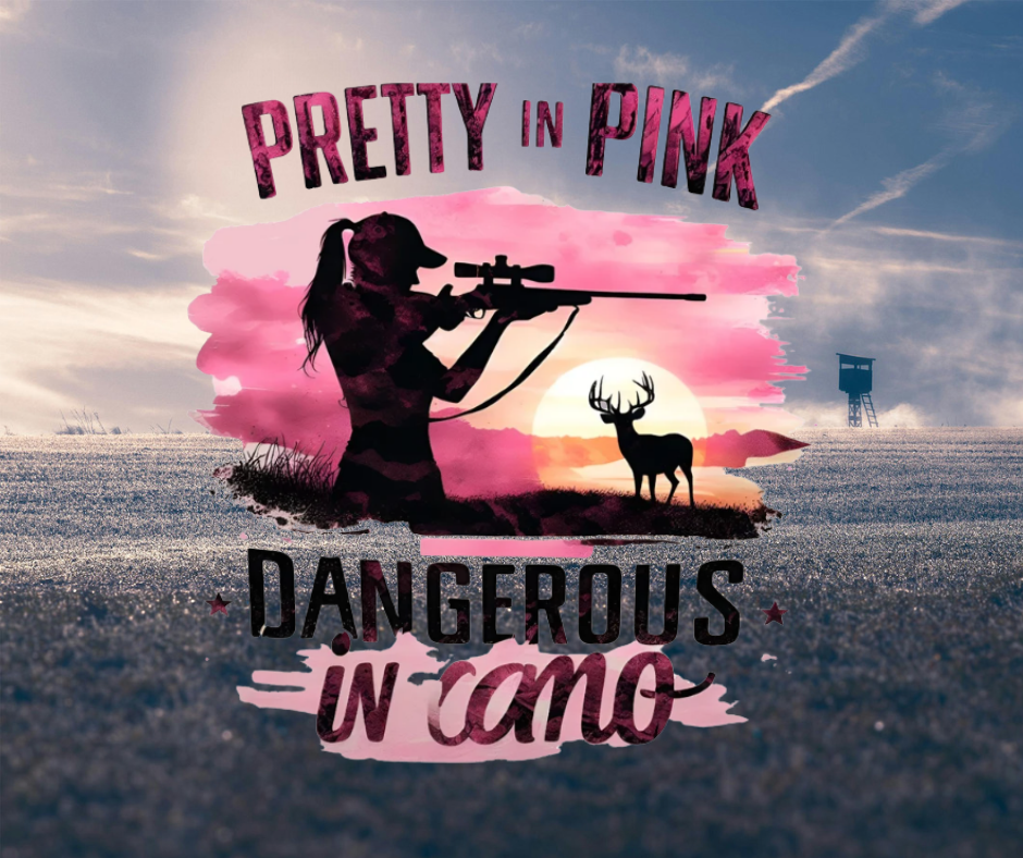 PRETTY IN PINK, DANGEROUS IN CAMO | Crewneck Sweatshirt